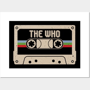 Personalized Who Name Birthday Vintage Cassette Tape Posters and Art